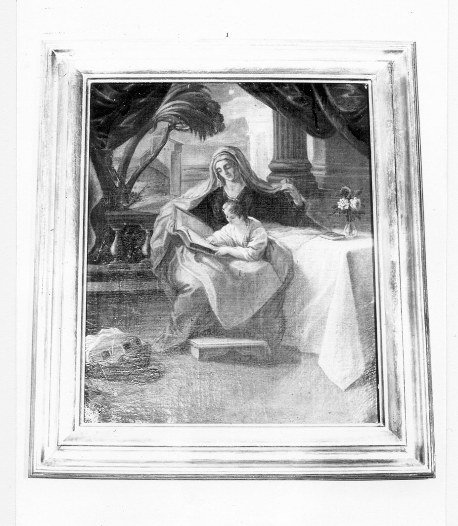 Maria Vergine bambina e Sant'Anna (dipinto, opera isolata) - ambito Italia centrale (sec. XVIII)