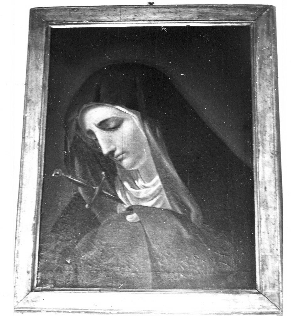 Madonna Addolorata (dipinto, opera isolata) - ambito Italia centrale (sec. XVIII)