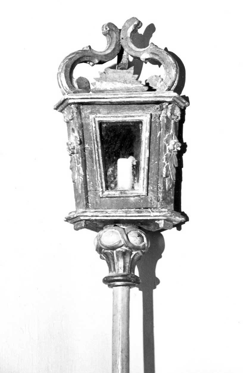 lanterna processionale, opera isolata - bottega Italia centrale (sec. XVIII)