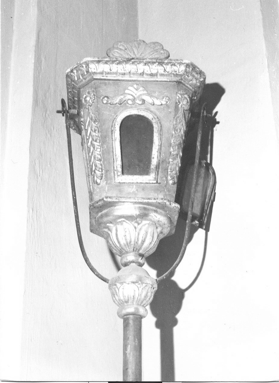 lanterna processionale, opera isolata - bottega umbra (sec. XIX)