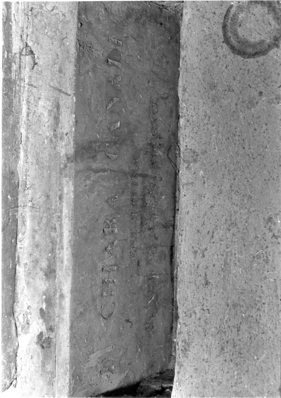 lastra tombale, opera isolata - bottega umbra (fine sec. XVIII)