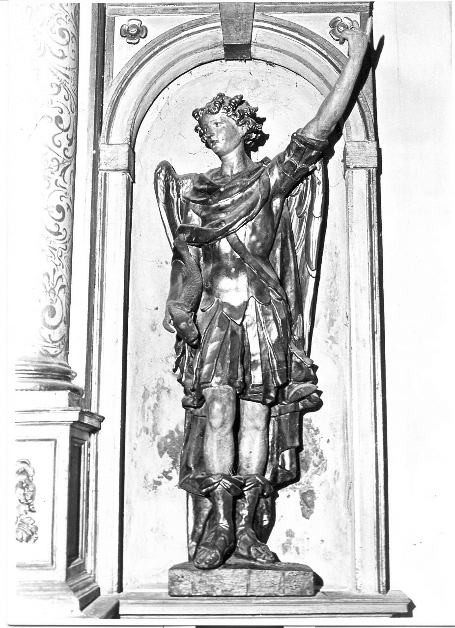 statua, elemento d'insieme di Scaglia Leonardo (attribuito) (prima metà sec. XVII)
