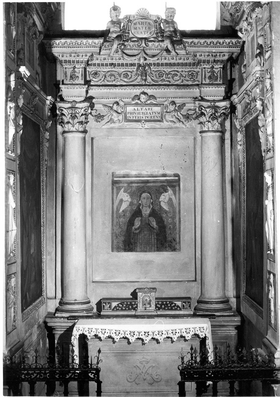 altare - a edicola, insieme - bottega umbra (prima metà sec. XVII)