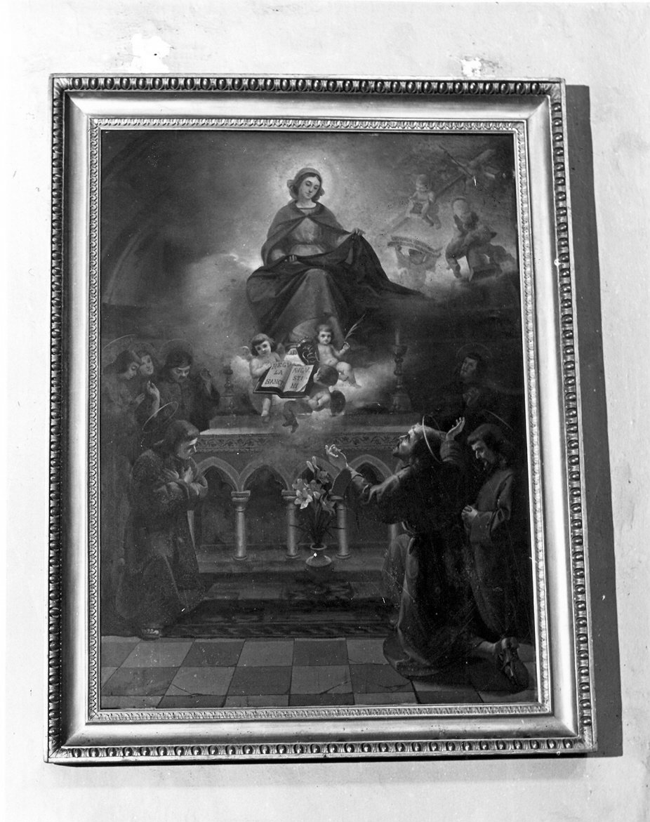 Madonna e Santi, Madonna (dipinto, opera isolata) - ambito umbro (prima metà sec. XIX)