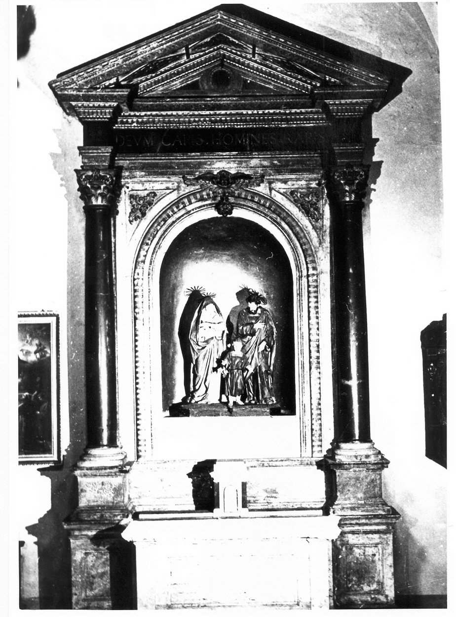 altare - a edicola, insieme - bottega umbra (primo quarto sec. XVII)