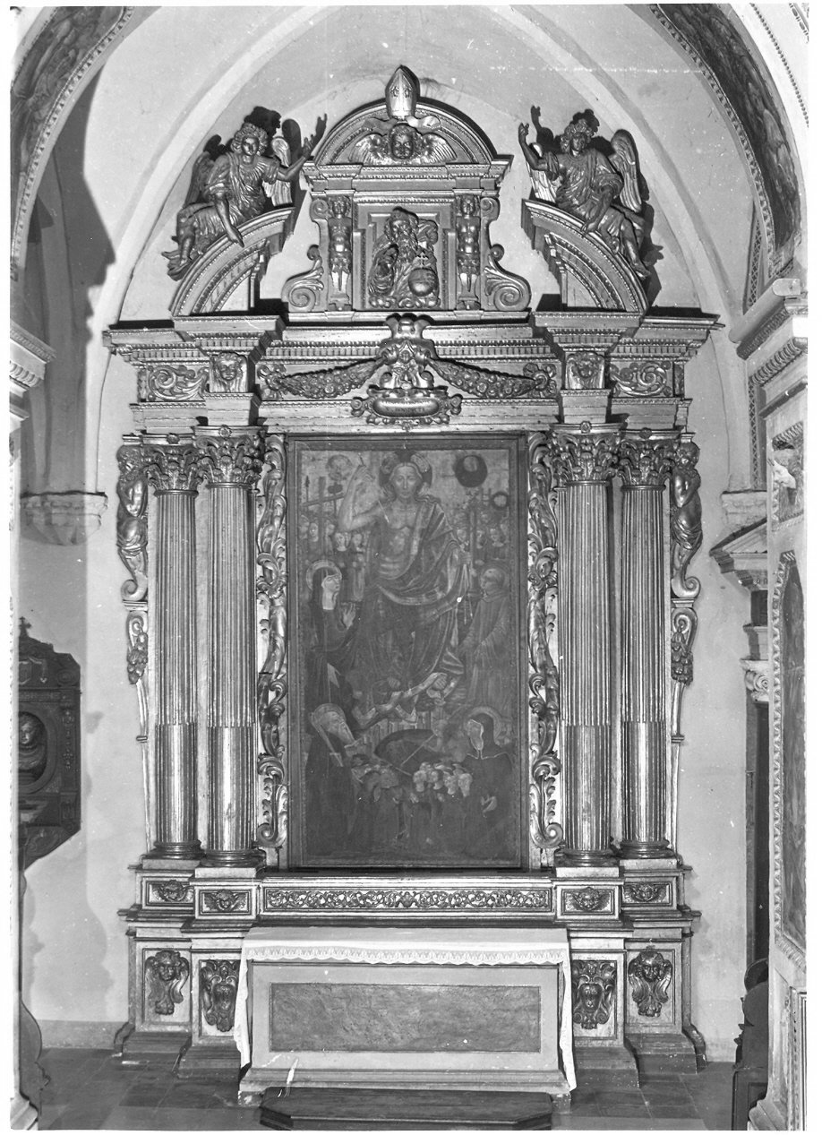 altare - a edicola, insieme - bottega umbra (sec. XVII)