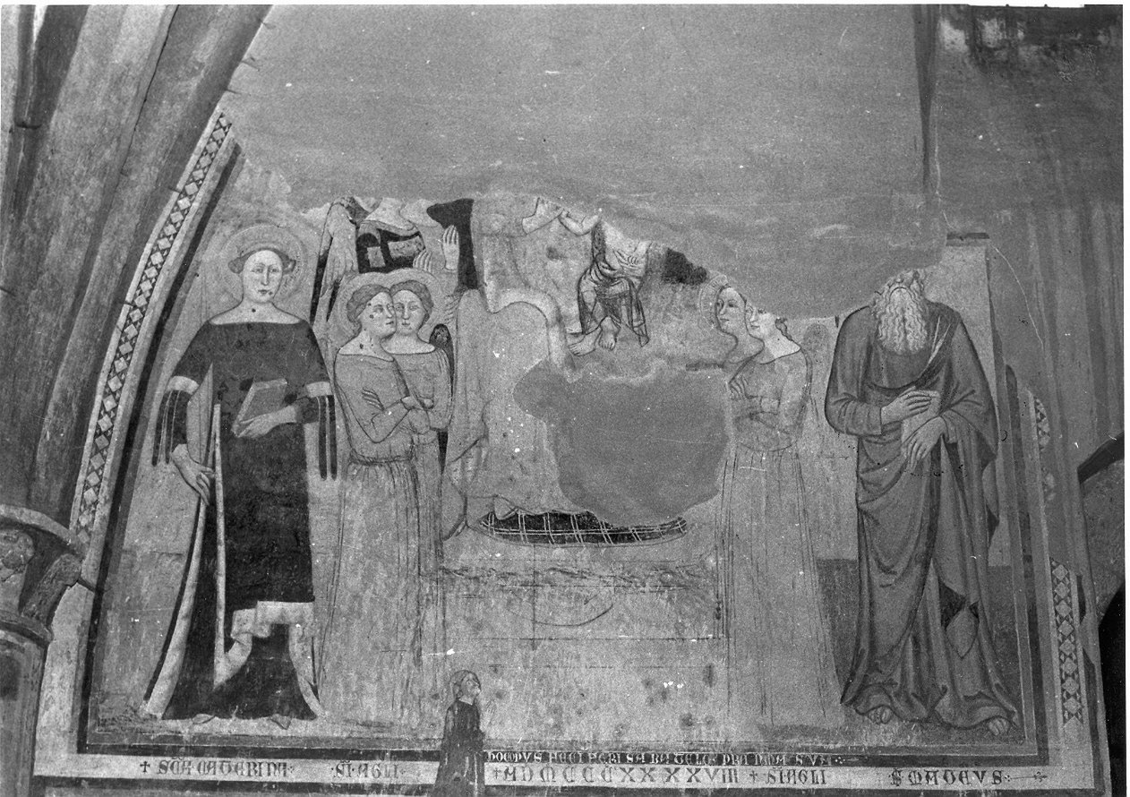 Madonna in Maestà (dipinto, elemento d'insieme) - ambito perugino (sec. XIV)