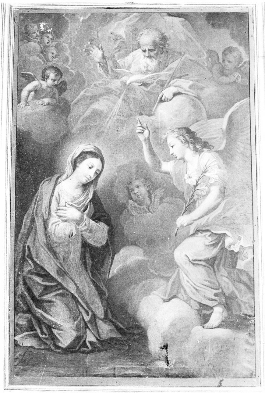 Annunciazione (dipinto, elemento d'insieme) - ambito umbro (prima metà sec. XVIII)