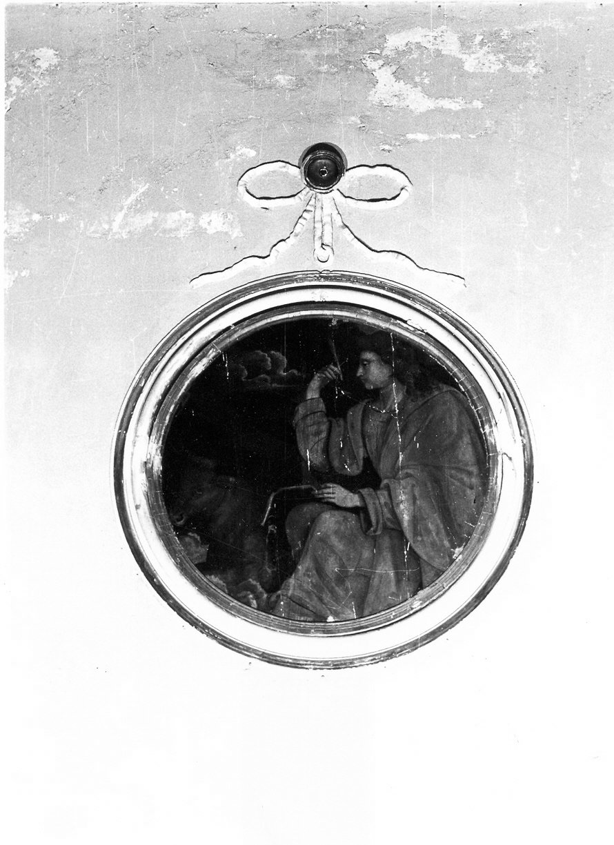 San Luca (dipinto, opera isolata) di Vannucci Pietro detto Perugino (bottega) (sec. XVI)