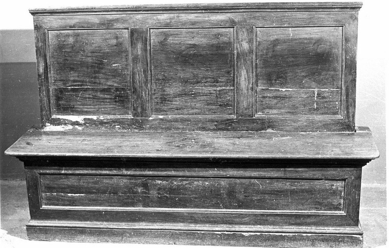 cassapanca, opera isolata - bottega umbra (sec. XIX)