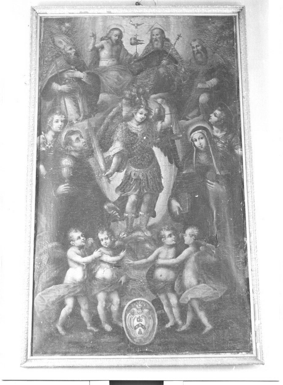 San Michele Arcangelo, Santi e Angeli, San Michele Arcangelo (dipinto, opera isolata) - ambito umbro (primo quarto sec. XVII)