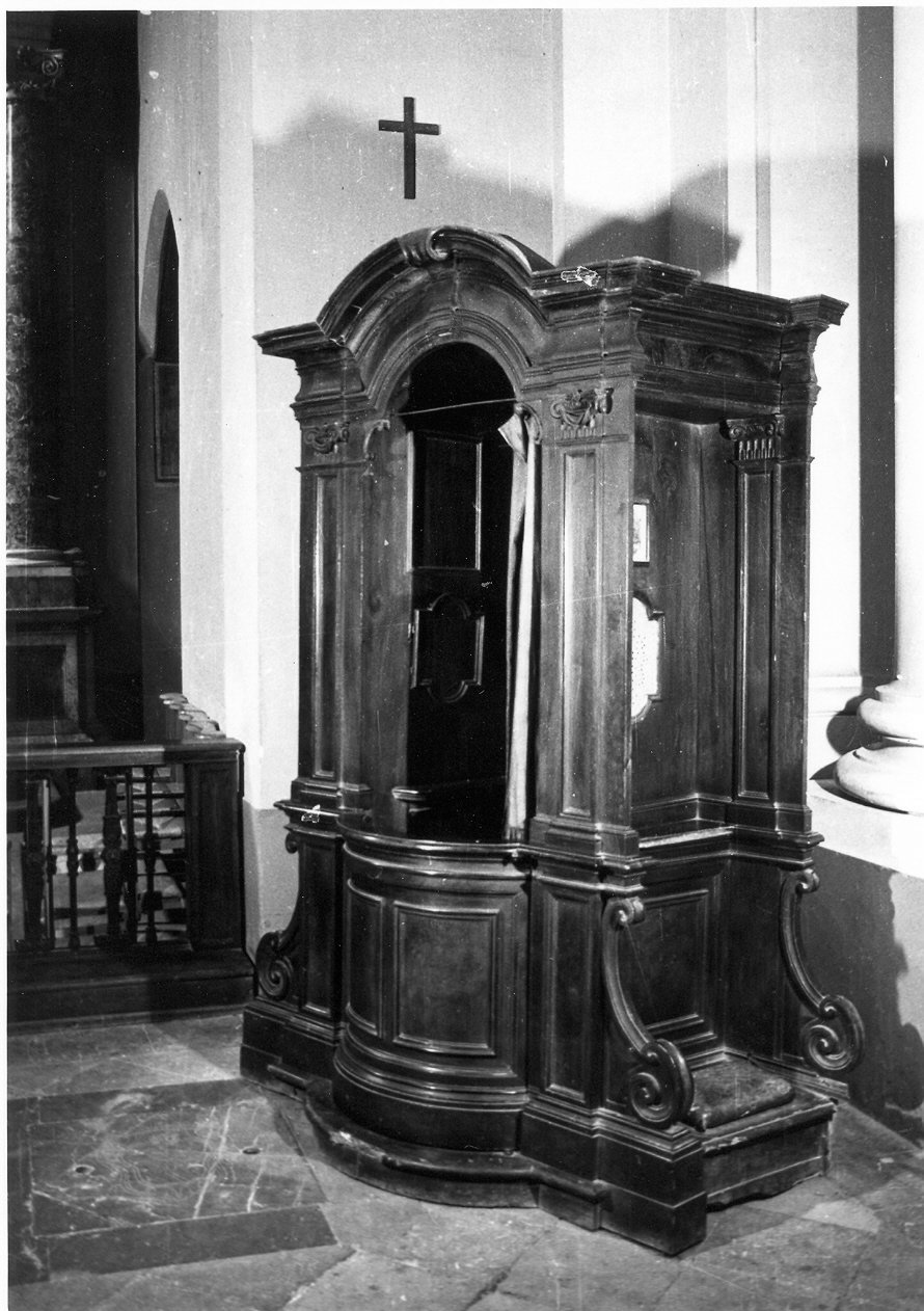 confessionale, opera isolata - bottega umbra (fine sec. XVIII)