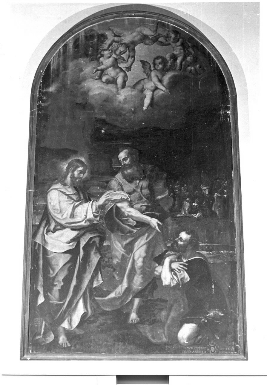 Presentazione di Sant'Andrea a Gesù Cristo, Sant'Andrea (dipinto, opera isolata) di Arrigo Fiammingo (attribuito) (sec. XVI)