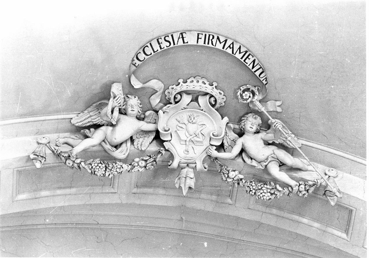 decorazione plastica, opera isolata di Curonici Giovanni Battista (attribuito), Monti Pietro (attribuito) (fine/inizio secc. XVIII/ XIX)
