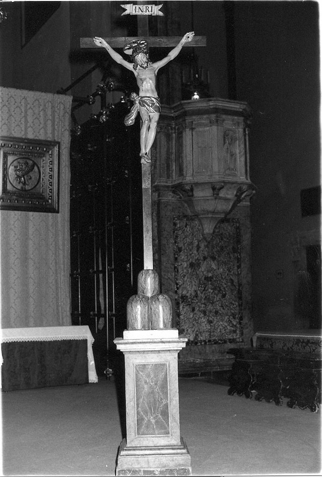 croce processionale, opera isolata - bottega Italia centrale (sec. XIX)