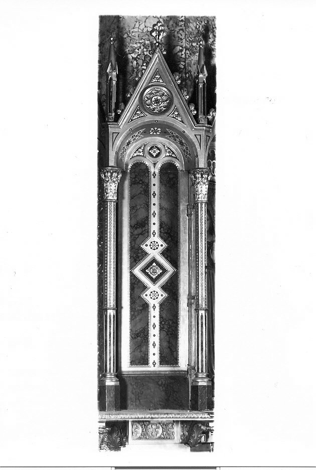 tabernacolo, elemento d'insieme - bottega Italia centrale (sec. XIX)