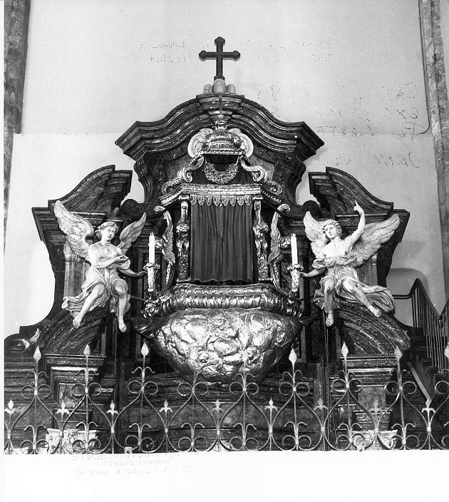 tabernacolo, elemento d'insieme - bottega perugina (sec. XVII)