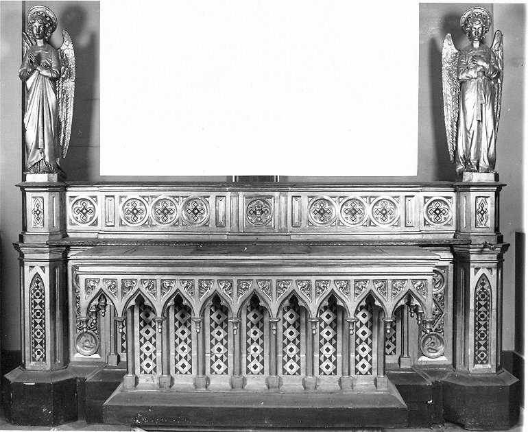 altare - a mensa, insieme - bottega Italia centrale (sec. XIX)