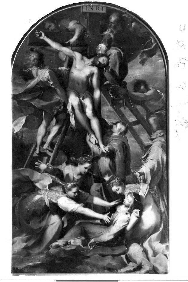 deposizione (dipinto, elemento d'insieme) di Fiori Federico detto Barocci (attribuito) (sec. XVI)