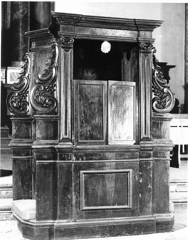 confessionale, opera isolata - bottega umbra (sec. XVIII)