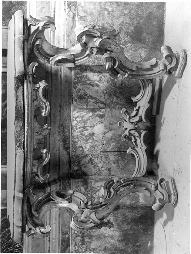 console, opera isolata - bottega umbra (seconda metà sec. XVIII)