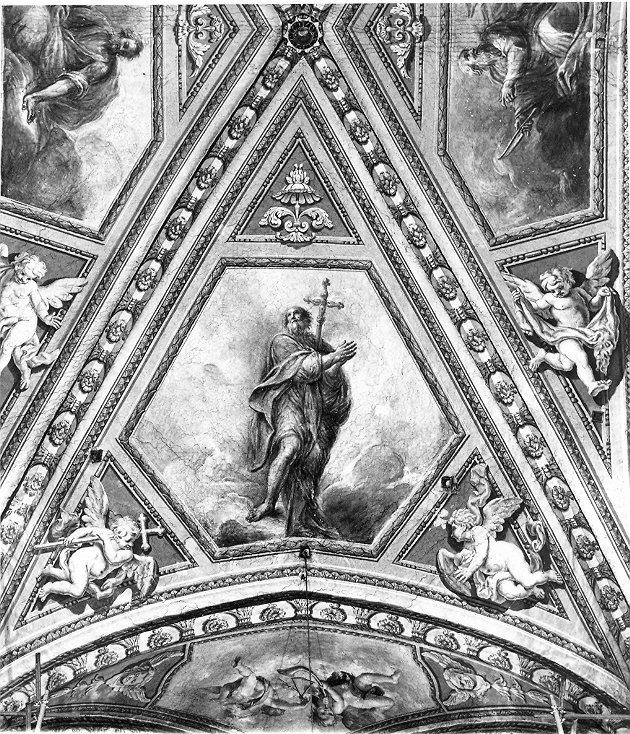 Sant'Agostino (dipinto, elemento d'insieme) - ambito Italia centrale (sec. XVIII)