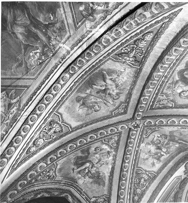 putti alati (dipinto, elemento d'insieme) - ambito Italia centrale (sec. XVIII)