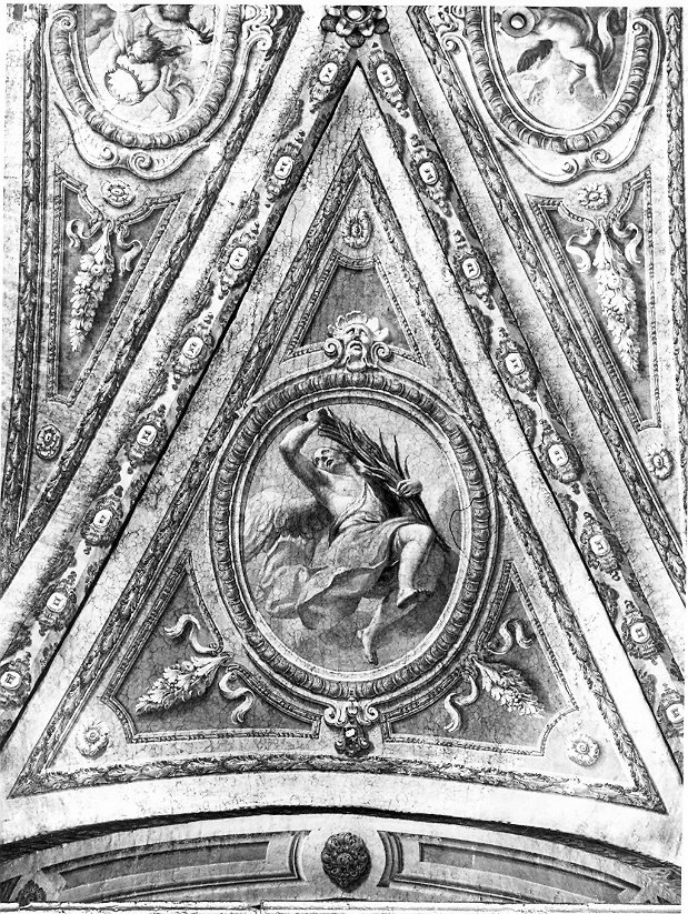 angelo (dipinto, elemento d'insieme) - ambito Italia centrale (sec. XVIII)