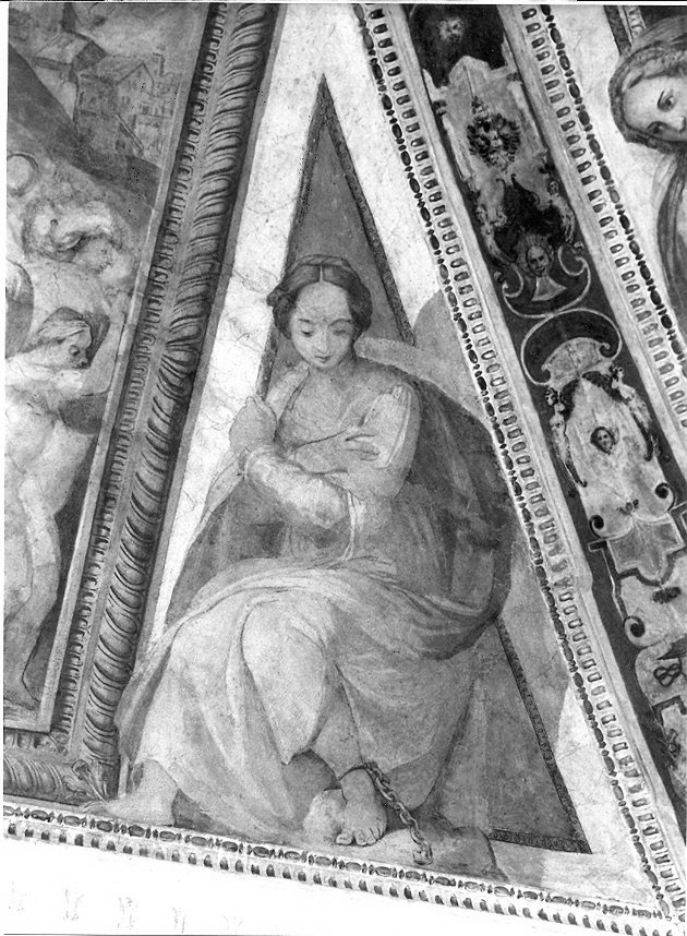 Temperanza (dipinto, elemento d'insieme) - ambito Italia centrale (sec. XVI)