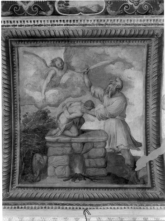 sacrificio di Isacco (dipinto, elemento d'insieme) - ambito Italia centrale (seconda metà sec. XVI)