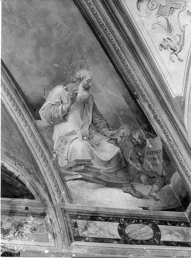 Santo (dipinto, elemento d'insieme) - ambito Italia centrale (sec. XIX)