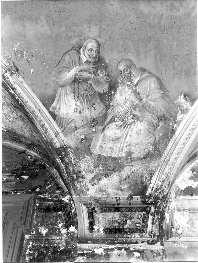 vescovo e arciprete, vescovo (dipinto, elemento d'insieme) - ambito Italia centrale (sec. XIX)