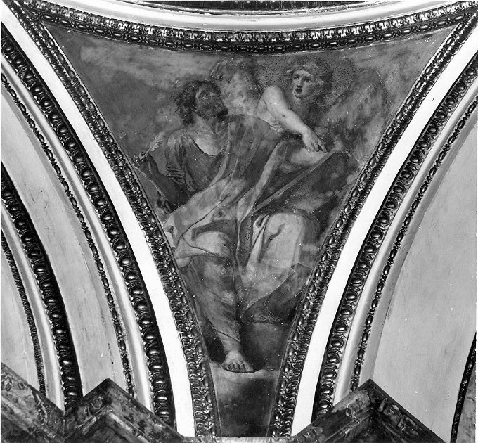 San Matteo Evangelista (dipinto, elemento d'insieme) - ambito Italia centrale (sec. XVIII)