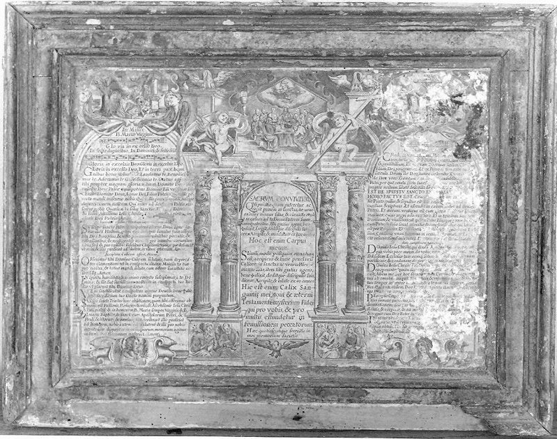 cartagloria, opera isolata - bottega umbra (sec. XVIII)