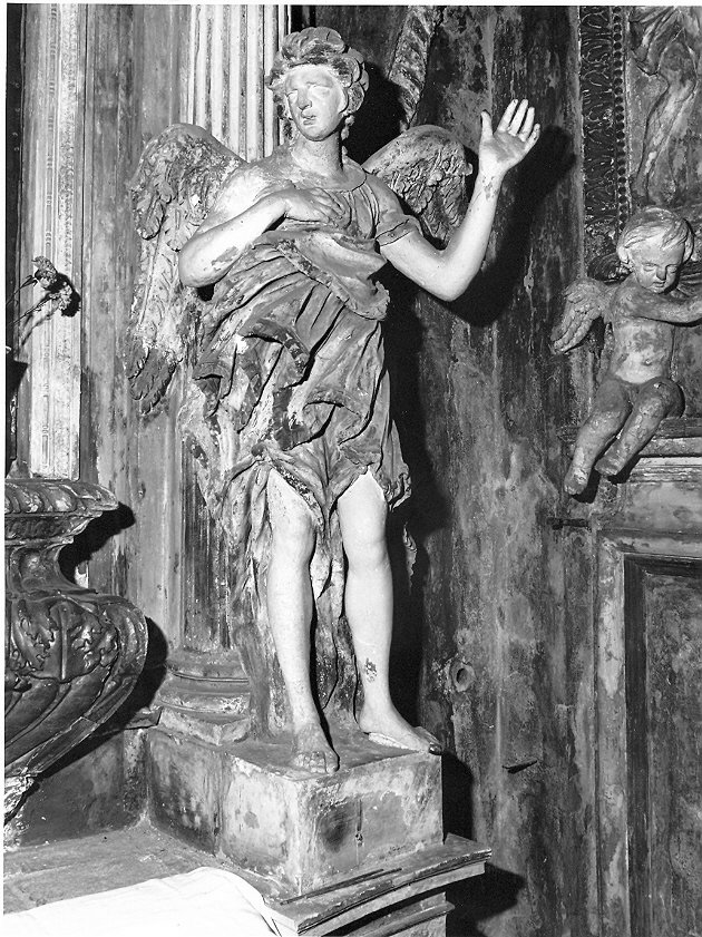 angelo (statua, elemento d'insieme) di Regnaud Jean detto Giovanni di Sciampagna (attribuito) (sec. XVII)