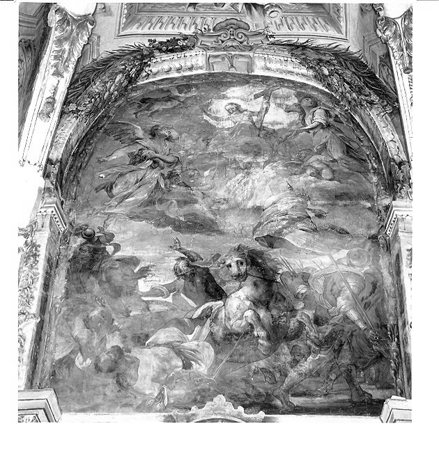 caduta e conversione di San Paolo, conversione di San Paolo (dipinto, ciclo) di Carlone Giovanni Andrea (attribuito) (sec. XVII)
