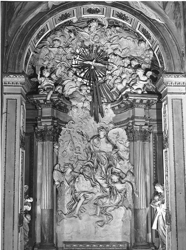 mostra d'altare, complesso decorativo di Regnaud Jean detto Giovanni di Sciampagna (attribuito) (sec. XVII)