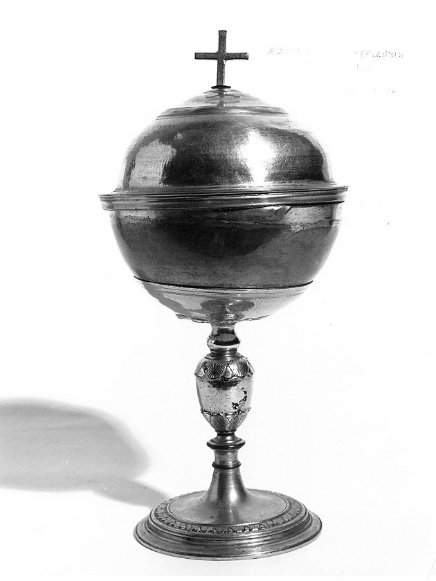 pisside, opera isolata - bottega Italia centrale (inizio sec. XIX)