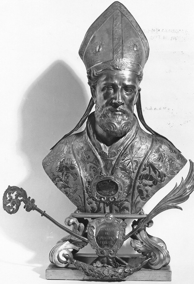 reliquiario - a busto, opera isolata - bottega Italia centrale (seconda metà sec. XVIII)