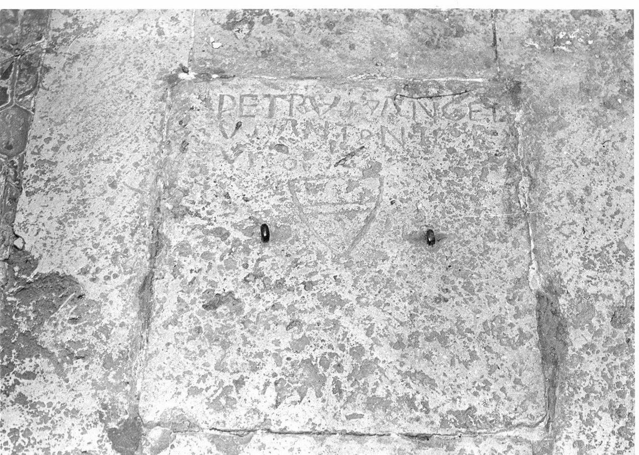 lastra, opera isolata - ambito umbro (secc. XIV/ XV)