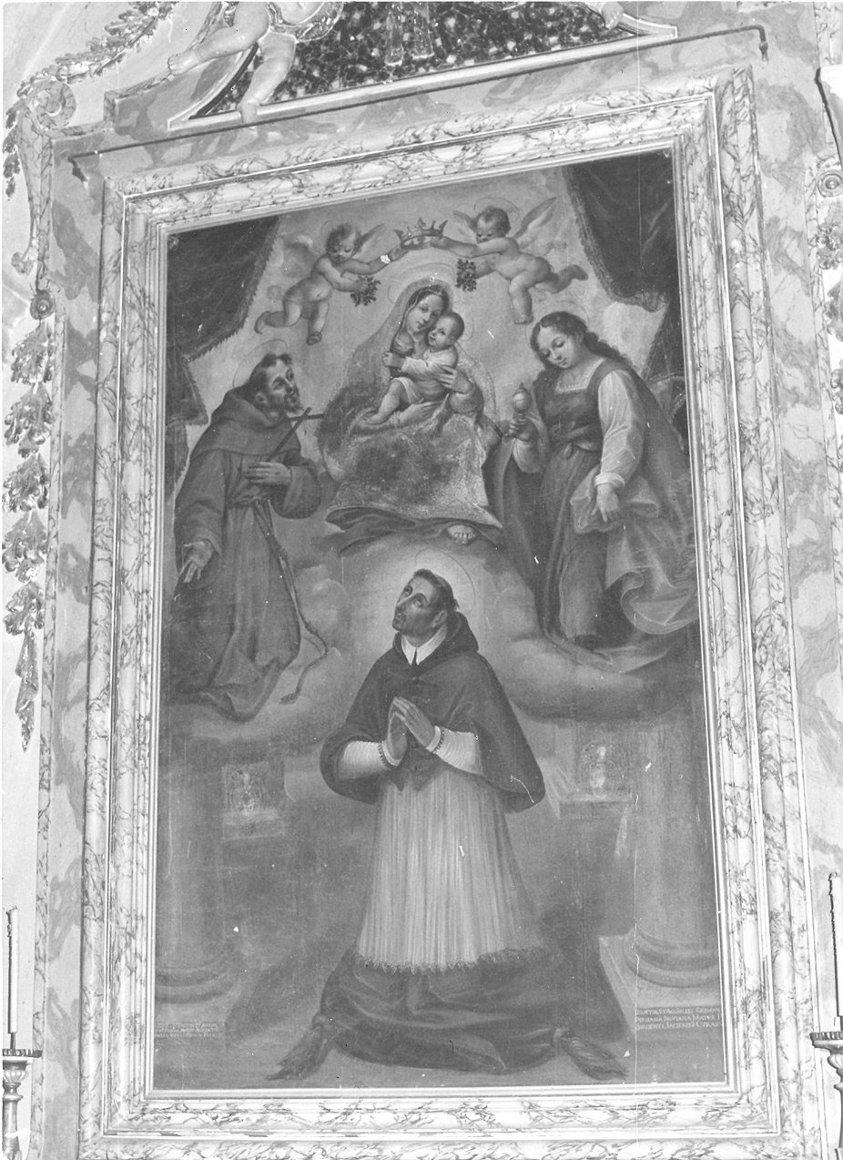 Madonna con Bambino e Santi (dipinto, elemento d'insieme) - ambito Italia centrale (seconda metà sec. XVII)