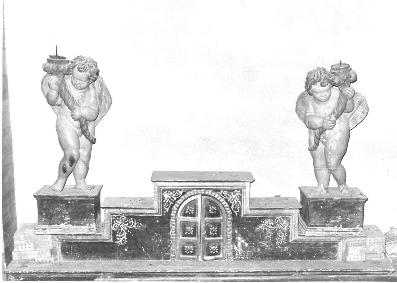 gradino d'altare, insieme - bottega Italia centrale (sec. XVIII)