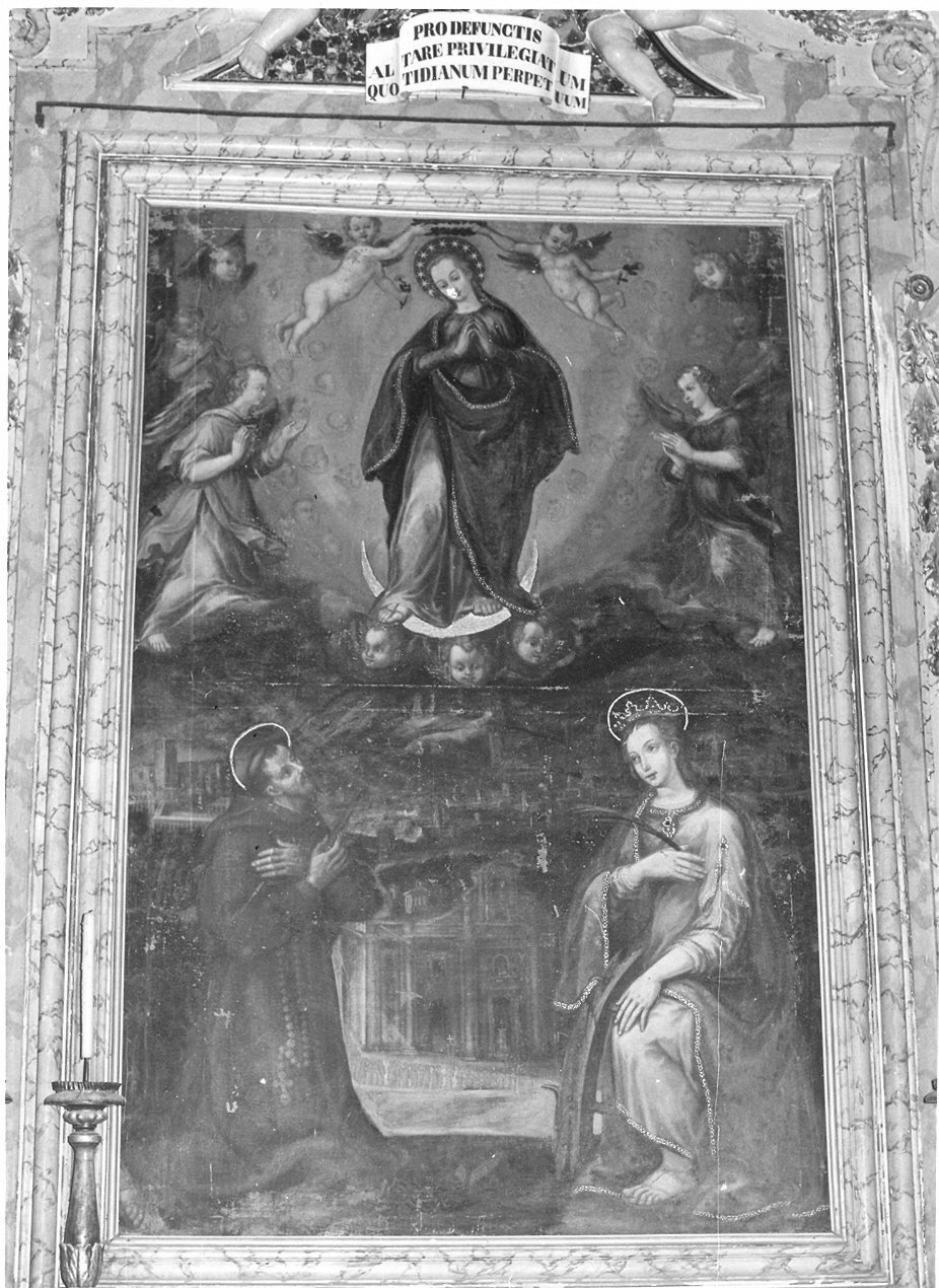 Madonna Assunta (dipinto, elemento d'insieme) - ambito Italia centrale (seconda metà sec. XVII)
