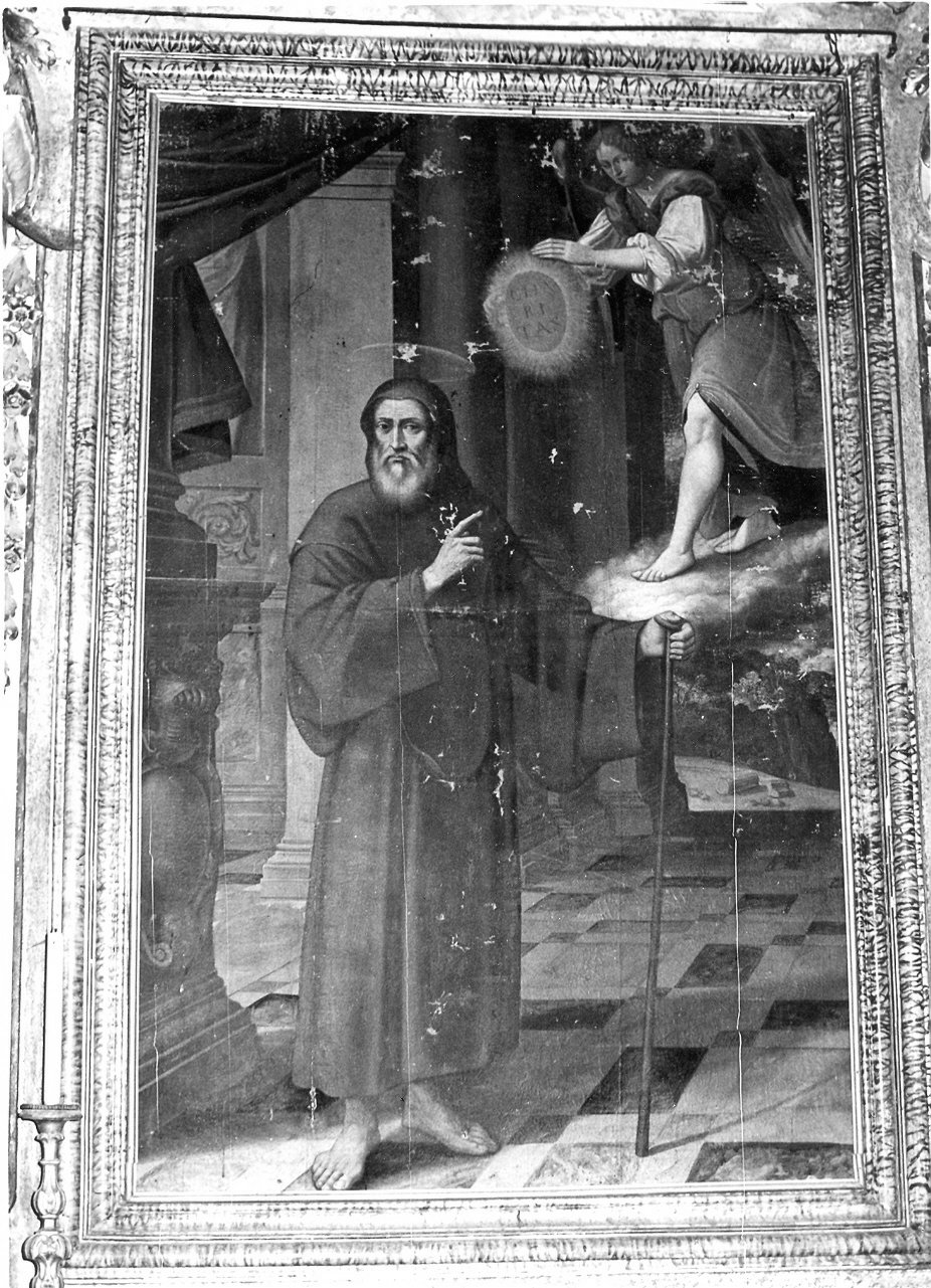 San Francesco di Paola (dipinto, elemento d'insieme) - ambito Italia centrale (seconda metà sec. XVII)