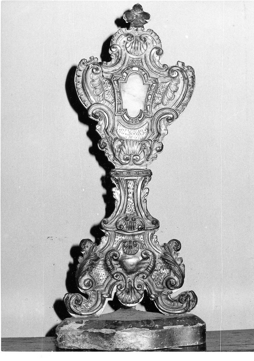 reliquiario - a ostensorio, opera isolata - bottega Italia centrale (sec. XVIII)