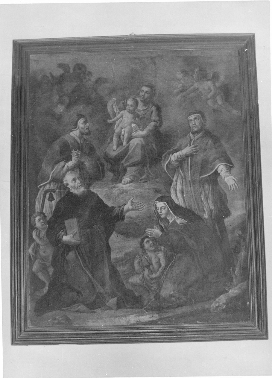Madonna con Bambino e Santi (dipinto, opera isolata) - ambito Italia centrale (sec. XVIII)