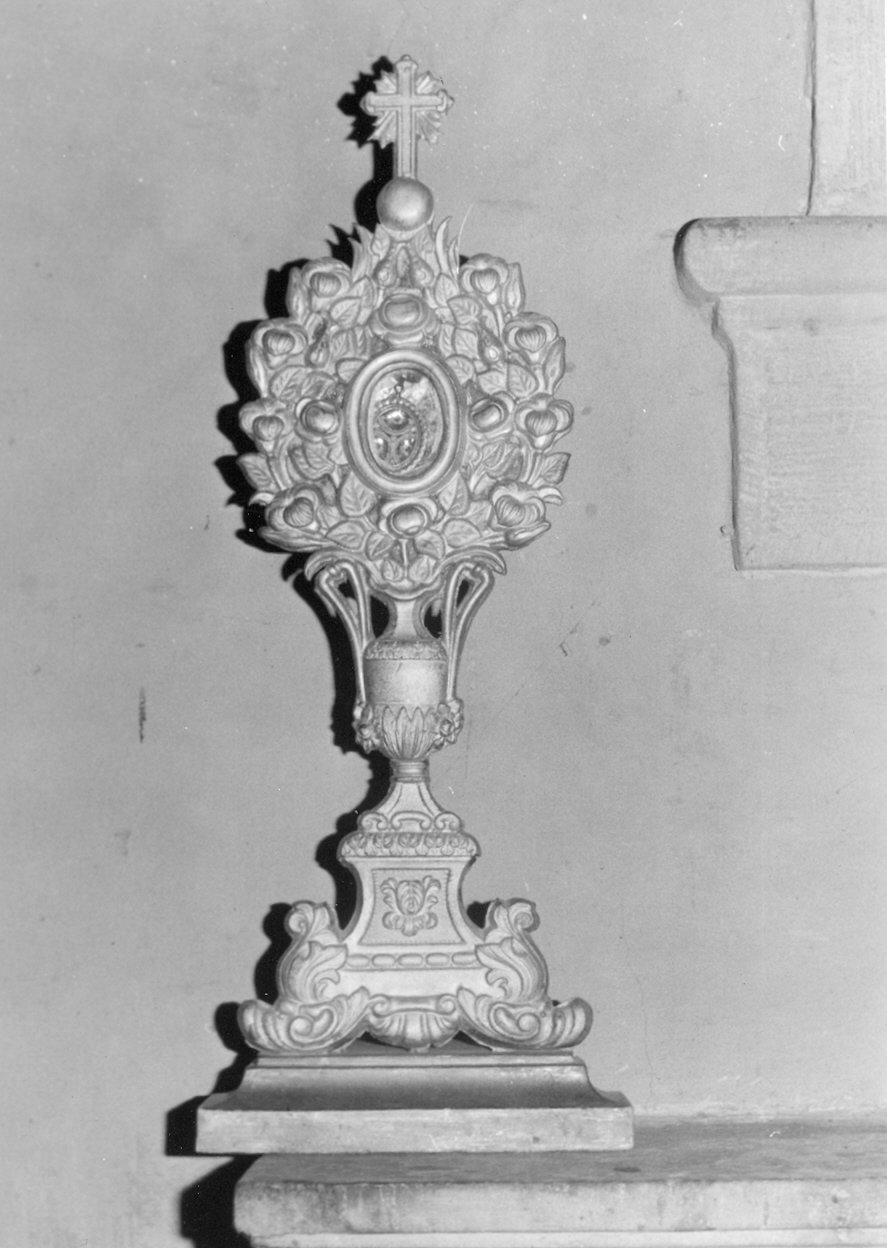 reliquiario - a ostensorio, opera isolata - bottega Italia centrale (sec. XVIII)