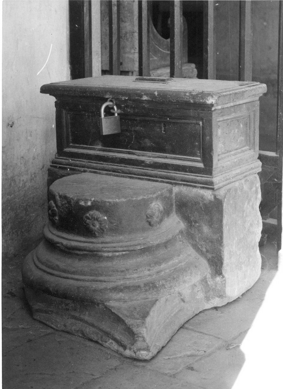 cassetta per elemosine, opera isolata - bottega umbra (sec. XVII)