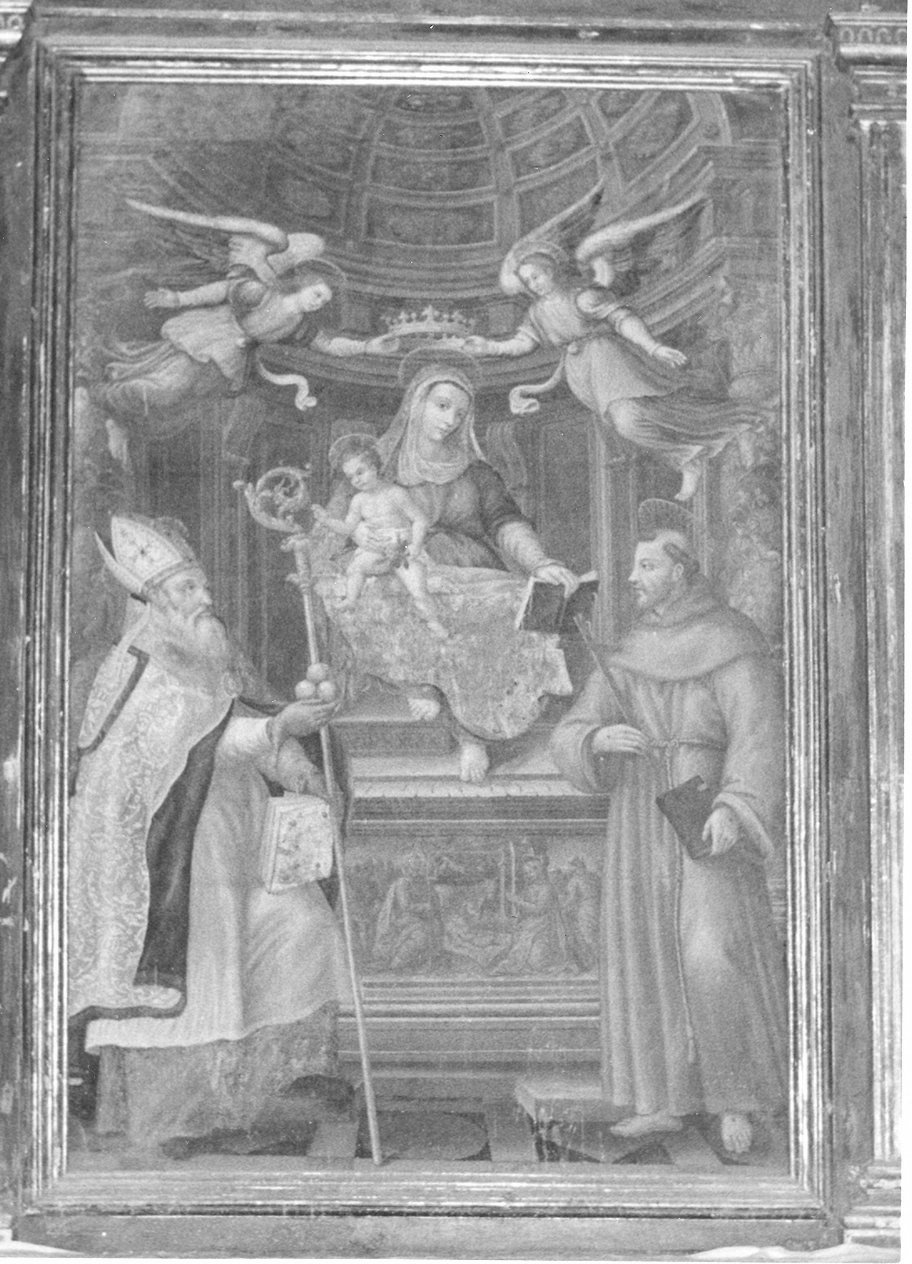 Madonna in trono e Santi (dipinto, opera isolata) - ambito Italia centrale (sec. XVI)