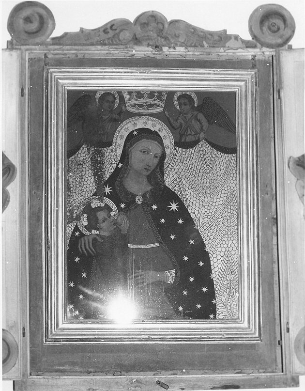 Madonna con Bambino (dipinto, opera isolata) - ambito Italia centrale (fine sec. XIX)
